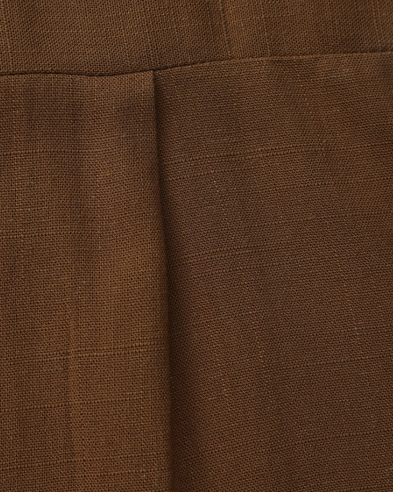 Camisa Masculina de Algodão Texturizado com Gola Mandarim