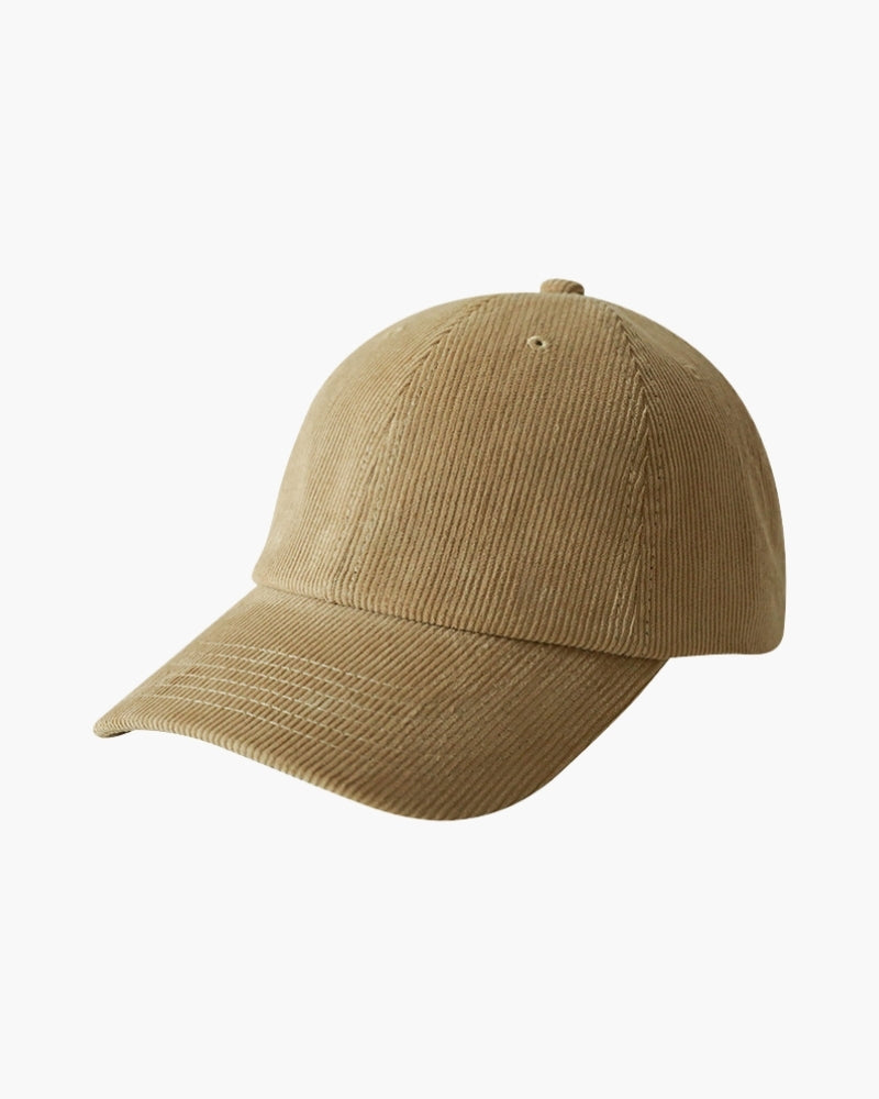 Boné Clássico de Veludo Cotelê